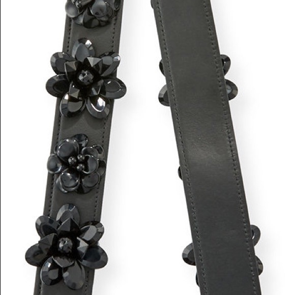 Prada♥️NEW♥️Flower Charm leather strap For handbag - Picture 6 of 8